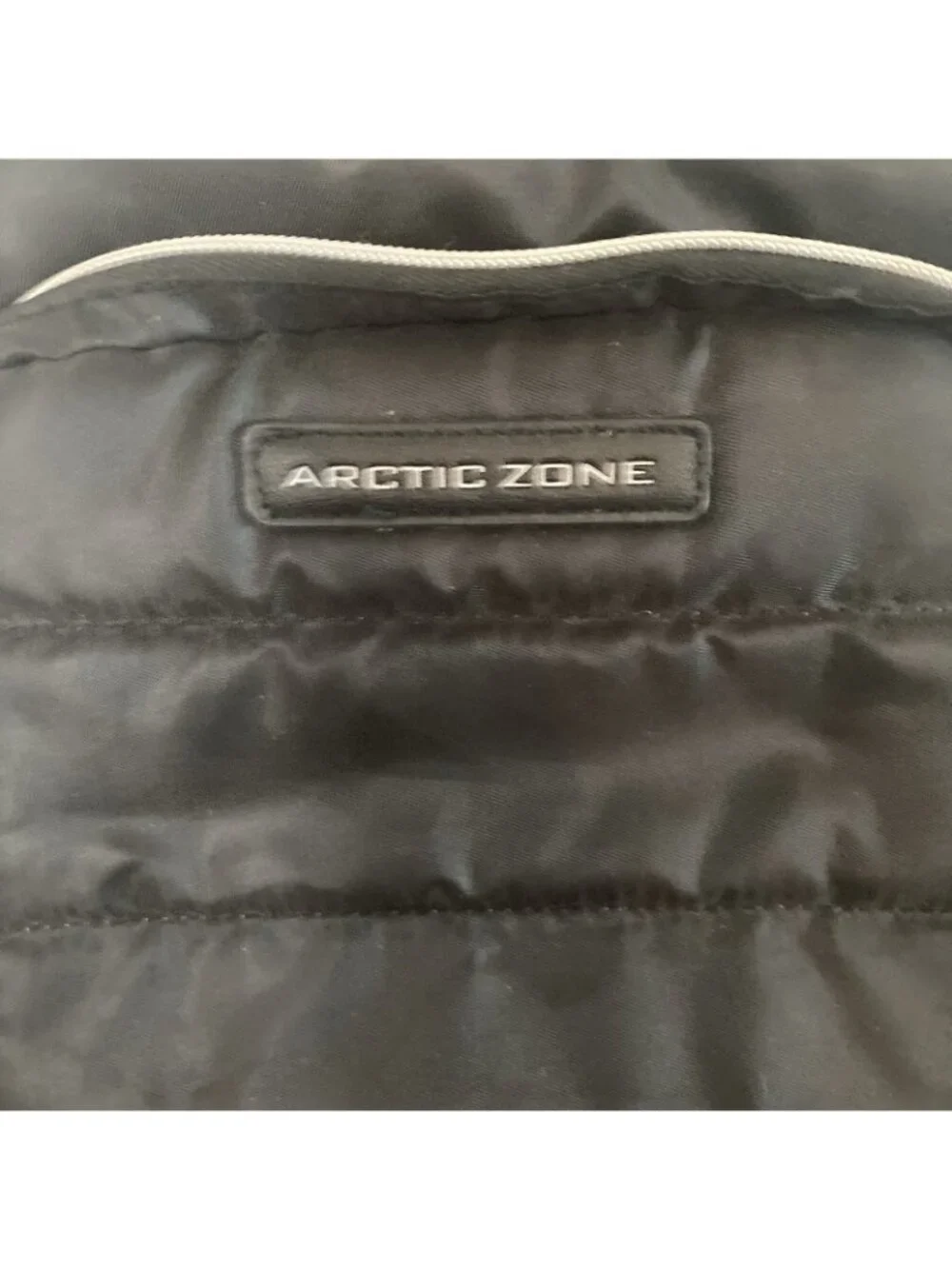 Arctic Zone Quilted, Insulated Backpack Style Lunch Pack  Black Antibacterial
